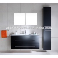 Lavatory bathroom cabinet with side cabinet and mirror cabinet